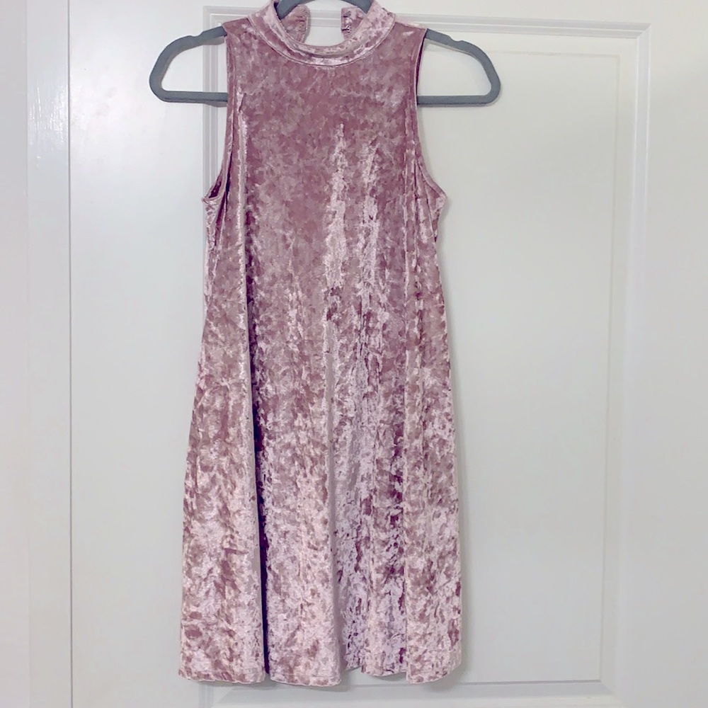 Super soft sundress mock neck